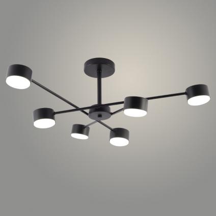 Люстра XI1010/6 BK черный 6х15W GX53 d780 h260, HN25